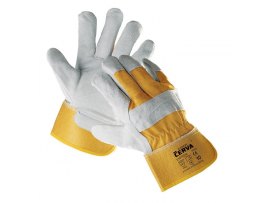 Ochranné rukavice kombinované - EIDER / vel.10 žlutá