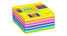 Samolepicí bločky Stick´n by Hopax - 76 x 76 mm / 400 lístků / neon mix žlutá