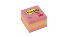 Samolepicí bločky Post-it minikostky - růžová / 400 lístků