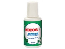 Opravný lak Kores Aqua - 20 ml – štěteček
