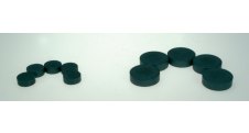 Magnety černé Durox - průměr 20 mm