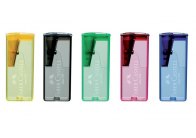 Ořezávátko Faber Castell  Fluor se zásobníkem - fluorescenční barvy