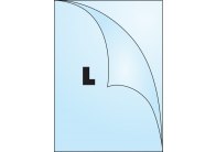 Zakládací obal tvar L - tvar L / A5 silný / 180 my / 100 ks