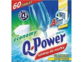 Q-Power economy tablety do myčky 60 ks