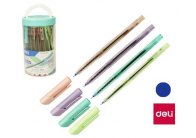 Kuličkové pero DELI Arrow - pastelový mix