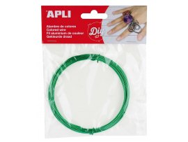 Modelovací drát APLI zelený / šířka 1,5mm / délka 5m