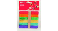 Nanuková dřívka APLI mix barev / 50 ks