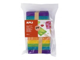 Nanuková dřívka APLI Jumbo / mix barev / 500 ks