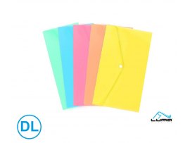 Spisové desky s drukem - DL / pastelový mix barev