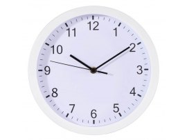 Nástěnné hodiny Hama Pure bílé / tichý chod / průměr 25 cm