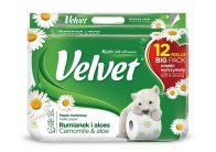 Toaletní papír Velvet Camomille - 12 rolí Toaletní papír Velvet Camomille - 12 rolí