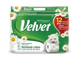 Toaletní papír Velvet Camomille - 12 rolí
