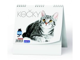 Kalendář stolní - Kočky  / BSL9