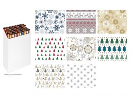 Vánoční balicí papír - mix motivů 70 x 200 cm