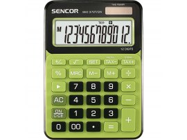 Kalkulačka Sencor SEC 372T - displej 12 míst zelená