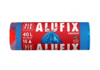 Pytle do koše Alufix stahovací Premium 60x60 cm / 40 L / 15 ks / modré
