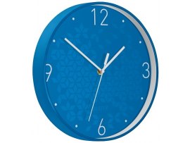 Leitz WOW nástěnné hodiny tiché modrá