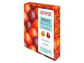 Tekuté barvy na vajíčka OVO® DUO - hnědá/oranžová