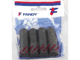Magnety černé Fandy - průměr 10 mm / 50 ks