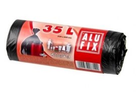 Alufix pytle do koše 55x69cm / 35l / 30ks / černé