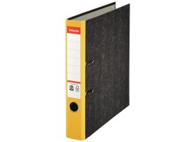 Esselte pákový pořadač A4 papírový s barevným hřbetem 5 cm žlutá