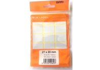 Samolepicí etikety v sáčku - 27 x 20 mm / 150 etiket