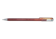 Gelové pero Pentel K 110 metalické dvoubarevné - oranžová / metalická žlutá Gelové pero Pentel K 110 metalické dvoubarevné - oranžová / metalická žlutá