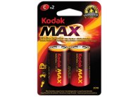 Baterie Kodak alkalické - baterie mono článek malý R14 / 2ks