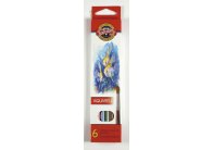 Pastelky Koh-i-noor Aquarel školní / 6ks Pastelky Koh-i-noor Aquarel školní / 6ks