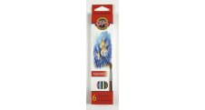 Pastelky Koh-i-noor Aquarel školní / 6ks