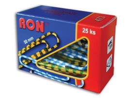Aktové spony RON - 50 mm / 25 ks zebra Aktové spony RON - 50 mm / 25 ks zebra