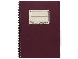 Blok BOBO Retro s boční spirálou - A4 / linka Blok BOBO Retro s boční spirálou - A4 / linka