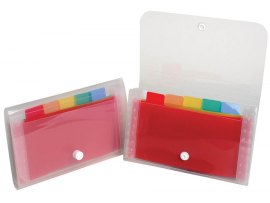 Spisovka s přihrádkami Crystal - 18 x 11 cm / 6 přihrádek Spisovka s přihrádkami Crystal - 18 x 11 cm / 6 přihrádek