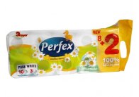 Perfex Deluxe toaletní papír s vůní heřmánku 3-vrstvý 10ks Perfex Deluxe toaletní papír s vůní heřmánku 3-vrstvý 10ks