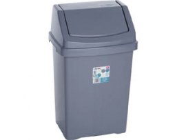 WHAM 11750 koš stříbrný 25 l