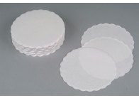 Rozetky do podšálku 9 cm - bílé / jednovrstvé / 1000 ks Rozetky do podšálku 9 cm - bílé / jednovrstvé / 1000 ks