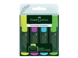 Zvýrazňovač Faber Castell 1548 - sada 4 ks Zvýrazňovač Faber Castell 1548 - sada 4 ks