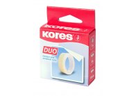 Lepicí pásky Kores oboustranné DUO - 15 mm x 5 m Lepicí pásky Kores oboustranné DUO - 15 mm x 5 m