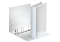 Pořadač Esselte A4 kroužkový prezentační 4 - kroužek 6,2 cm / bílá