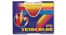 Pastelky Koh-i-noor Triocolor silné / trojhranné / 24ks