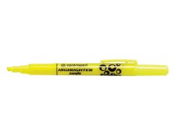 Zvýrazňovač Centropen HIGHLIGTHER SHINE 8732 - žlutá Zvýrazňovač Centropen HIGHLIGTHER SHINE 8732 - žlutá