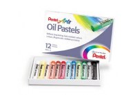 Olejové pastely Pentel - 12 barev