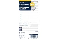 Náhradní vložky do diářů Filofax - kalendář osobní 2021 denní Náhradní vložky do diářů Filofax - kalendář osobní 2021 denní