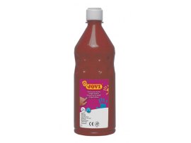 Prstové barvy JOVI v láhvi - 750 ml / hnědá Prstové barvy JOVI v láhvi - 750 ml / hnědá