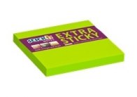 Samolepicí bločky Stick´n by Hopax Extra Sticky - 76 x 76 mm / 90 lístků / neon zelená