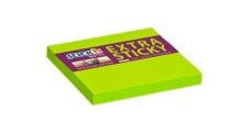 Samolepicí bločky Stick´n by Hopax Extra Sticky - 76 x 76 mm / 90 lístků / neon zelená