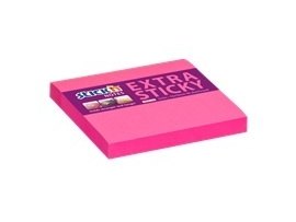 Samolepicí bločky Stick´n by Hopax Extra Sticky - 76 x 76 mm / 90 lístků / neon růžová