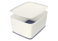 Organizační box MyBox - s víkem L / bílá