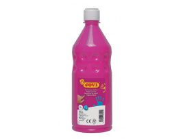 Prstové barvy JOVI v láhvi - 750 ml / růžová