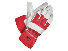 Ochranné rukavice kombinované - EIDER / vel.11 červená